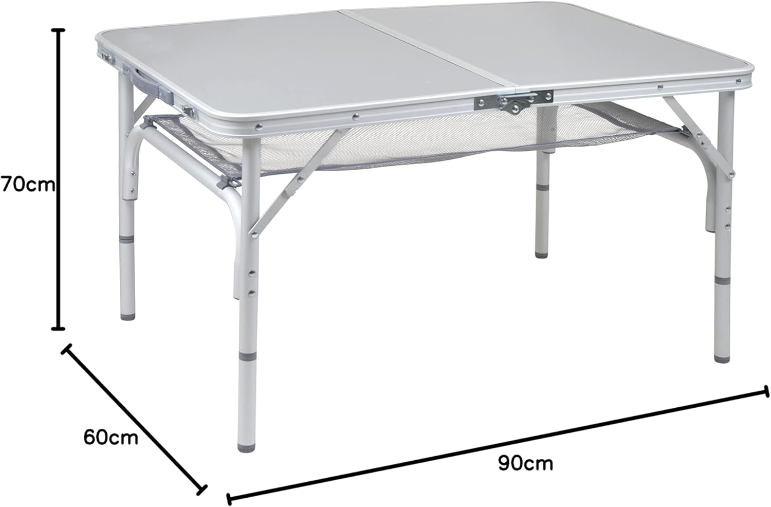 Bo-Camp Campingtafel - Premium - Koffermodel - 90x60 Cm (1404402) - immagine 2