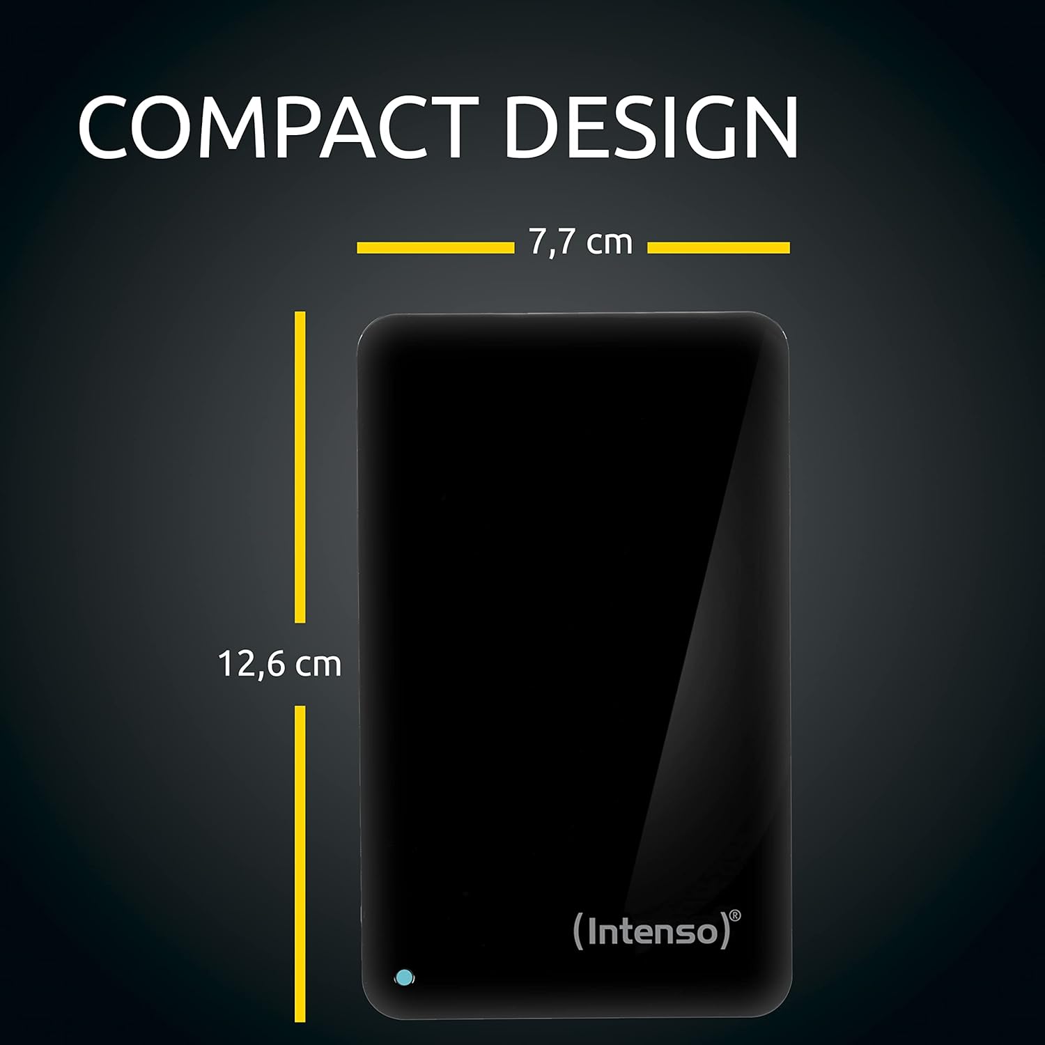 Intenso Memory Case 4 TB Portable Hard Drive, Black - immagine 3