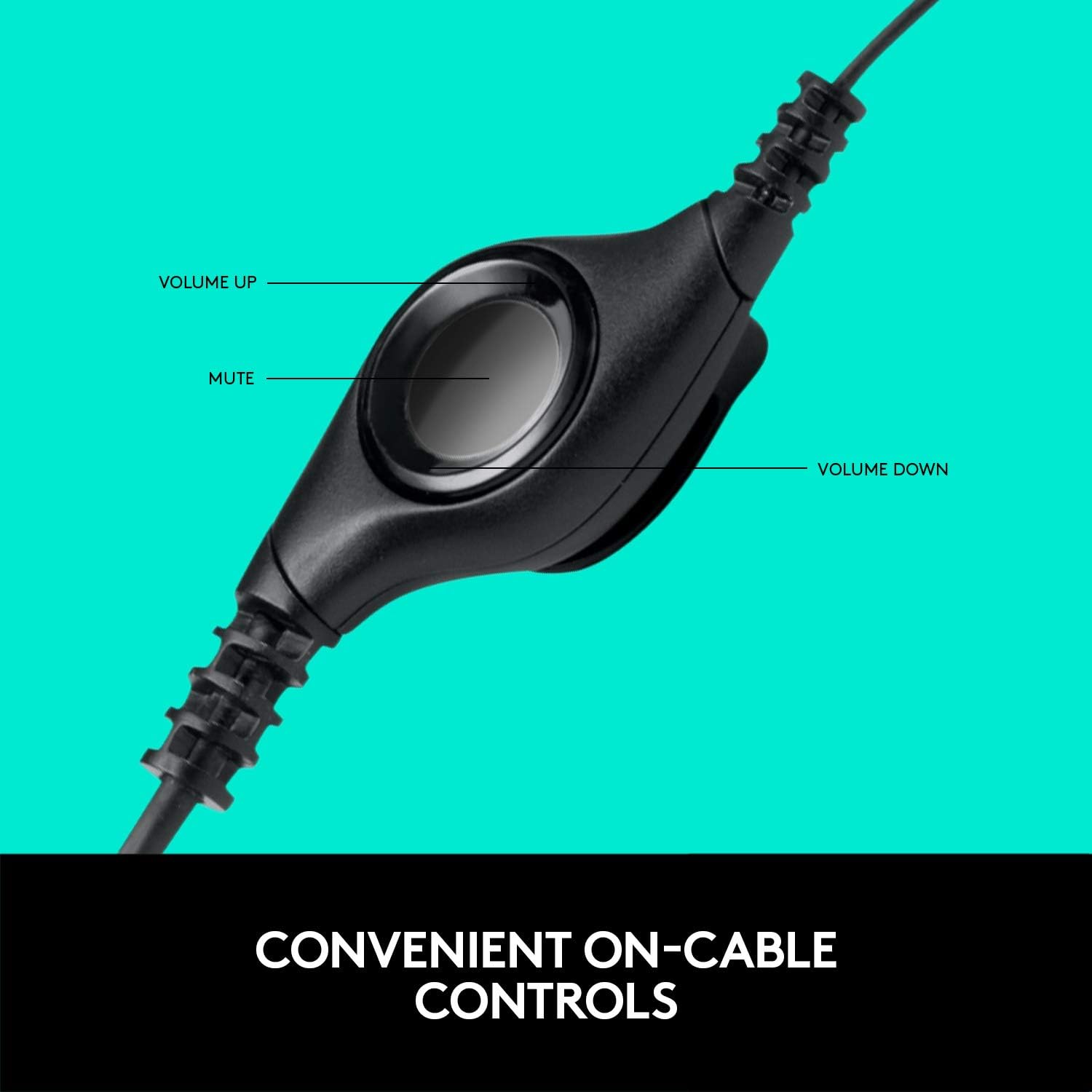 Logitech ClearChat Comfort USB Cuffie, Nero - immagine 4