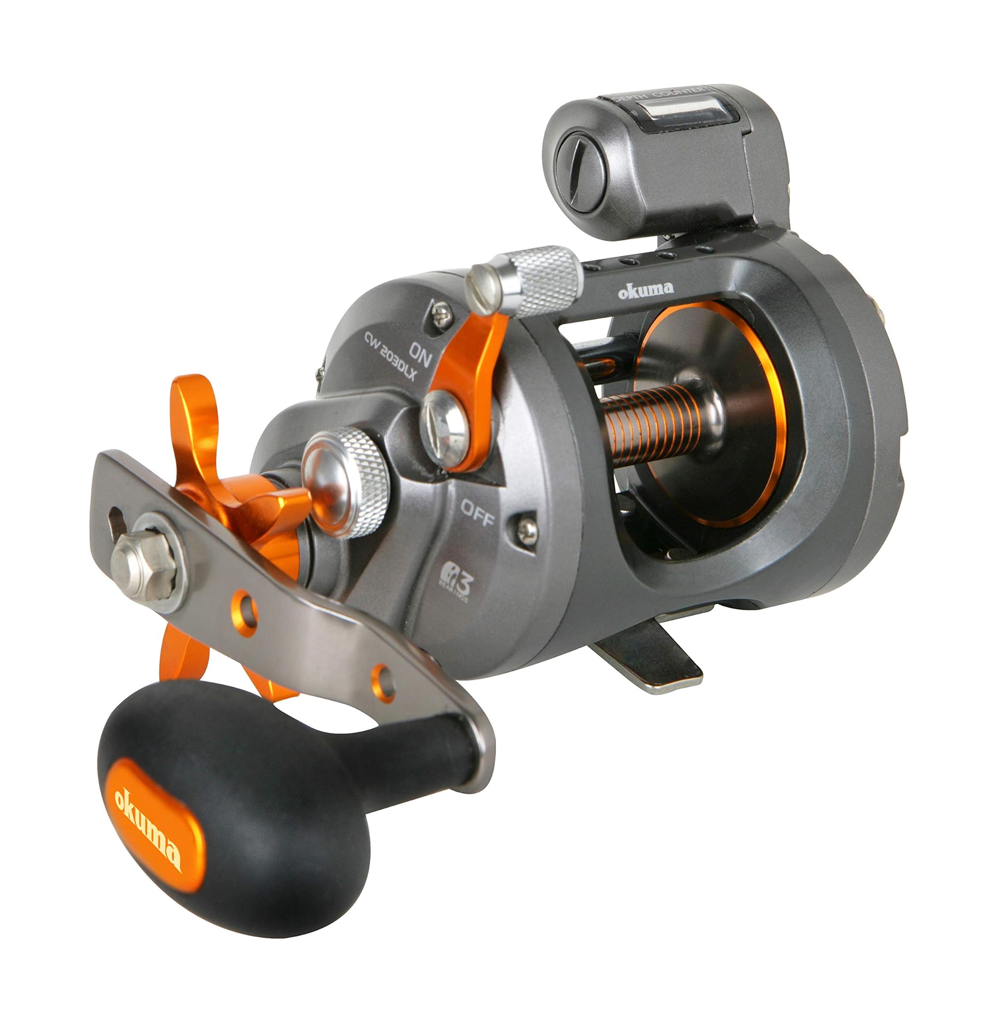 Okuma Cold Water Linecounter Bobina per pesca alla traina