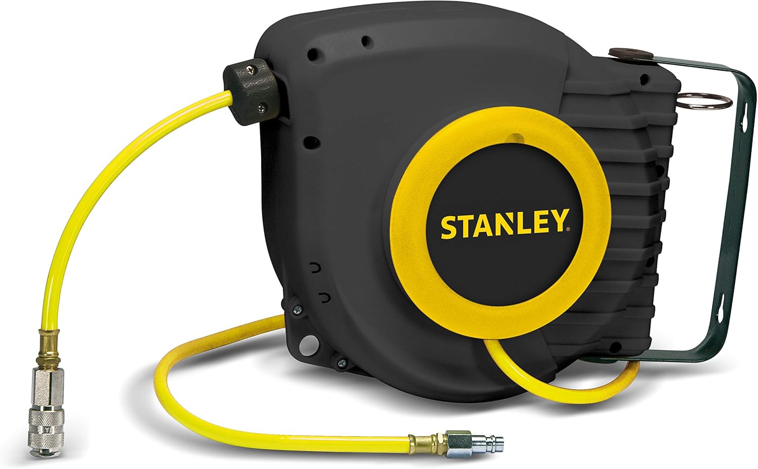 STANLEY 9045698STN Avvolgitubo Professionale, Nero Giallo, 9 metri - immagine 1