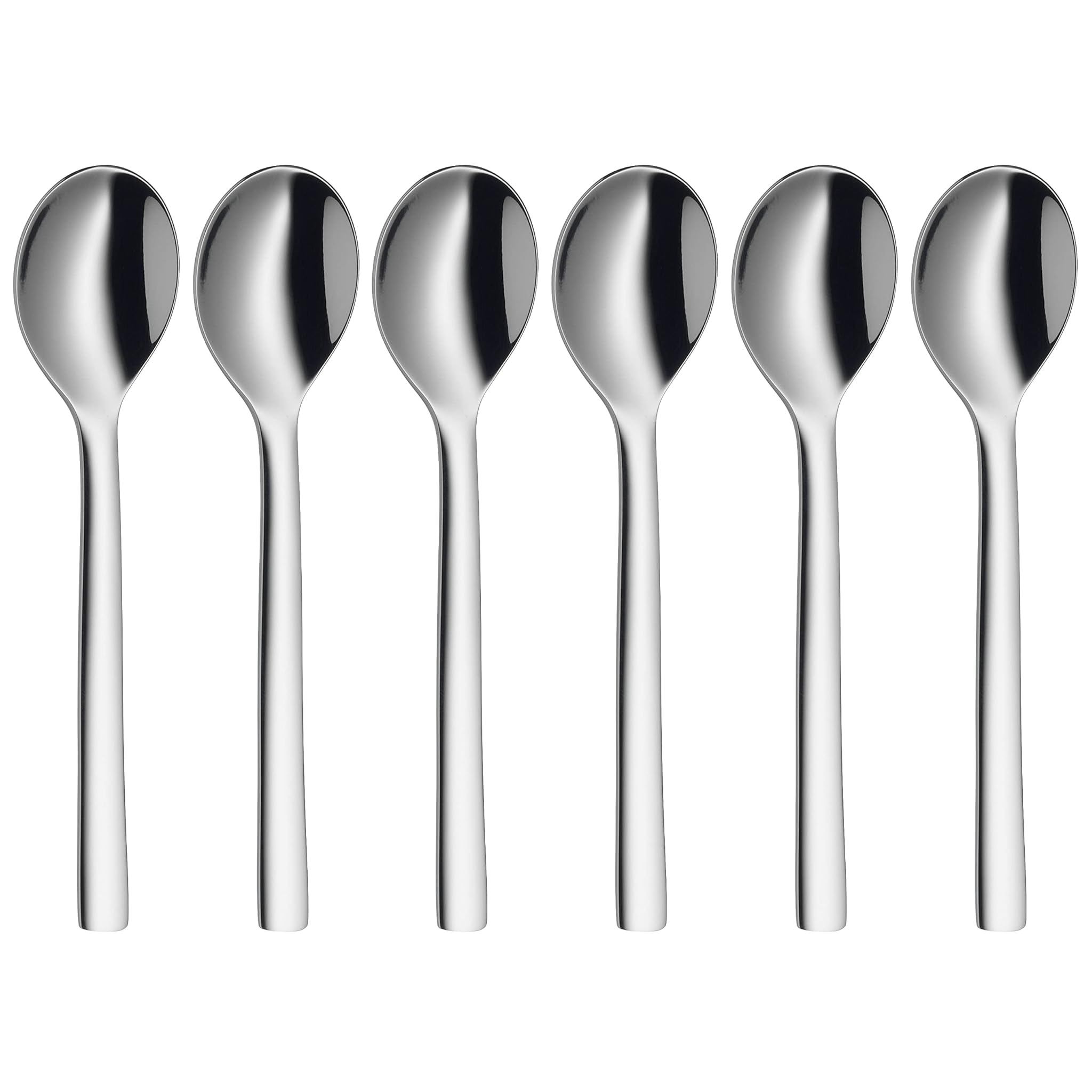 WMF Set di 6 cucchiaini da caffè Nuova, 11 cm, acciaio inossidabile Cromargan lucido, lavabile in lavastoviglie