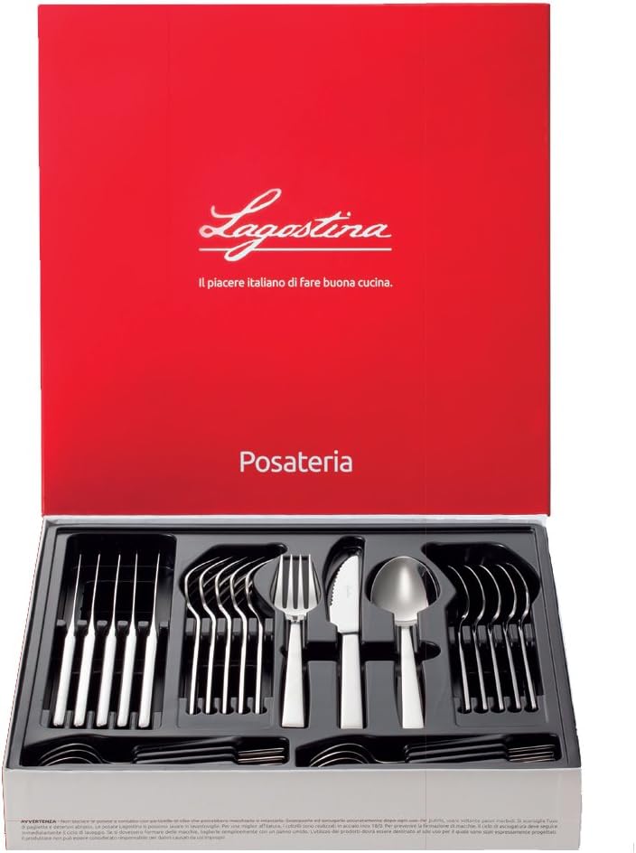Lagostina Ambra - Set Posate per 6 Persone Acciaio Inox - immagine 3