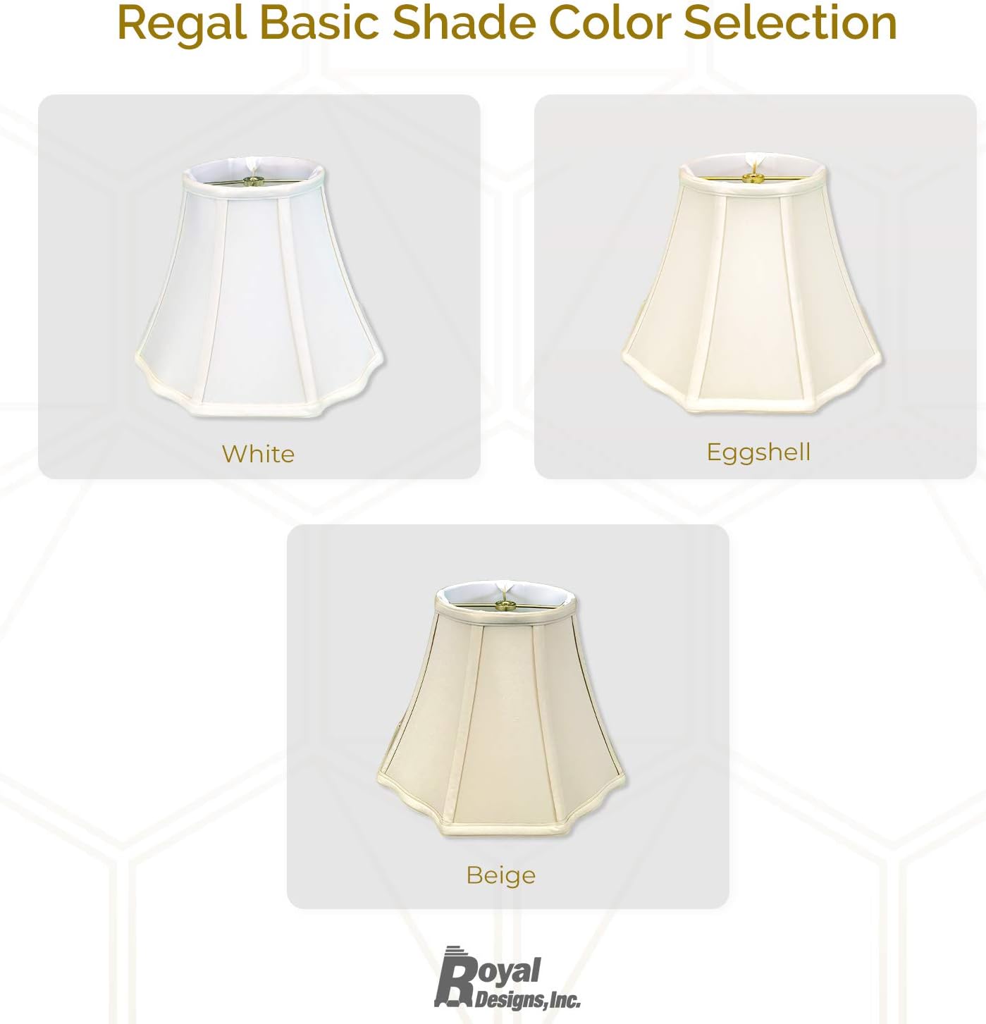 Royal Designs - Paralume Angolare Svasato, Bianco - immagine 5