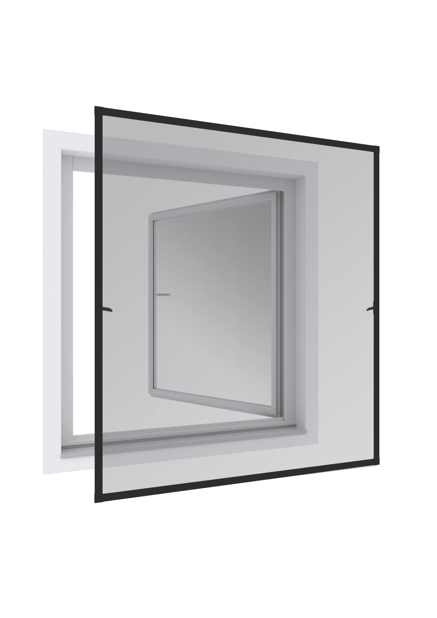 Windhager Zanzariera Telaio in Alluminio 140x150cm, Antracite