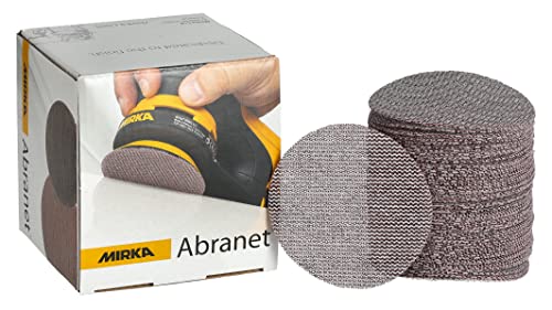 Mirka Abranet Rete Dischi Abrasivi Ø 77mm P80, 50 pz