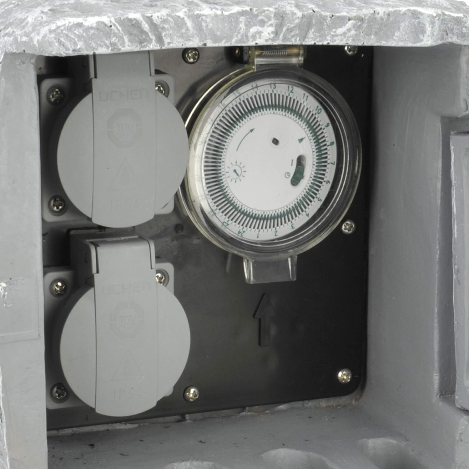 Unitec 44244, Distributore di Corrente con 2 Prese e Timer - immagine 5