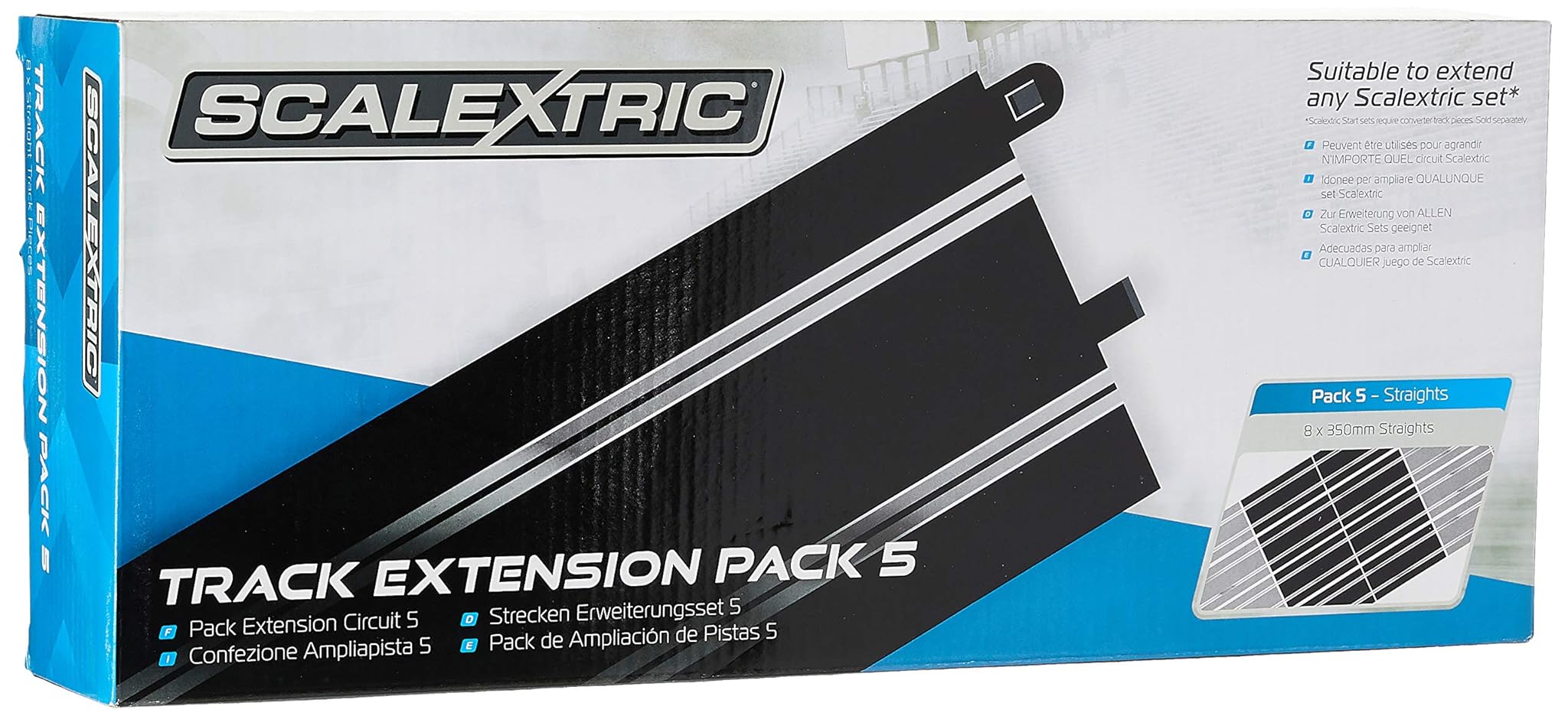 Scalextric Straight X 8 Extension Pack, nome