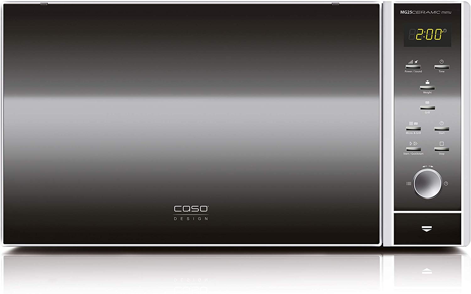 Caso MG Ceramic Menu 2 in1 25 litri Edelstaahl