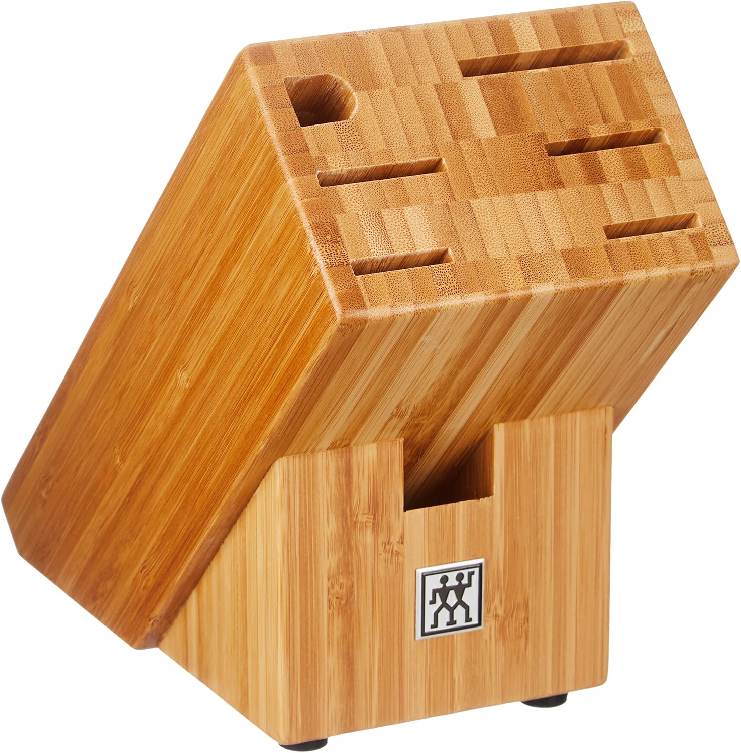 Zwilling Accessori Ceppo di Coltelli Vuoto, Acciaio, bambù, 19.5 x 24 x 11.5 cm