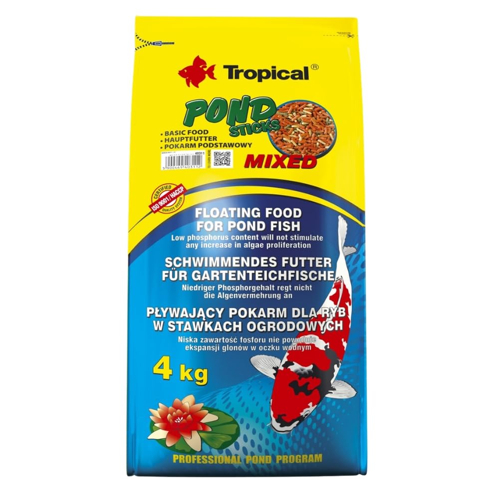 POND STICKS MIXED 4kg - Mangime per Pesci da Laghetto