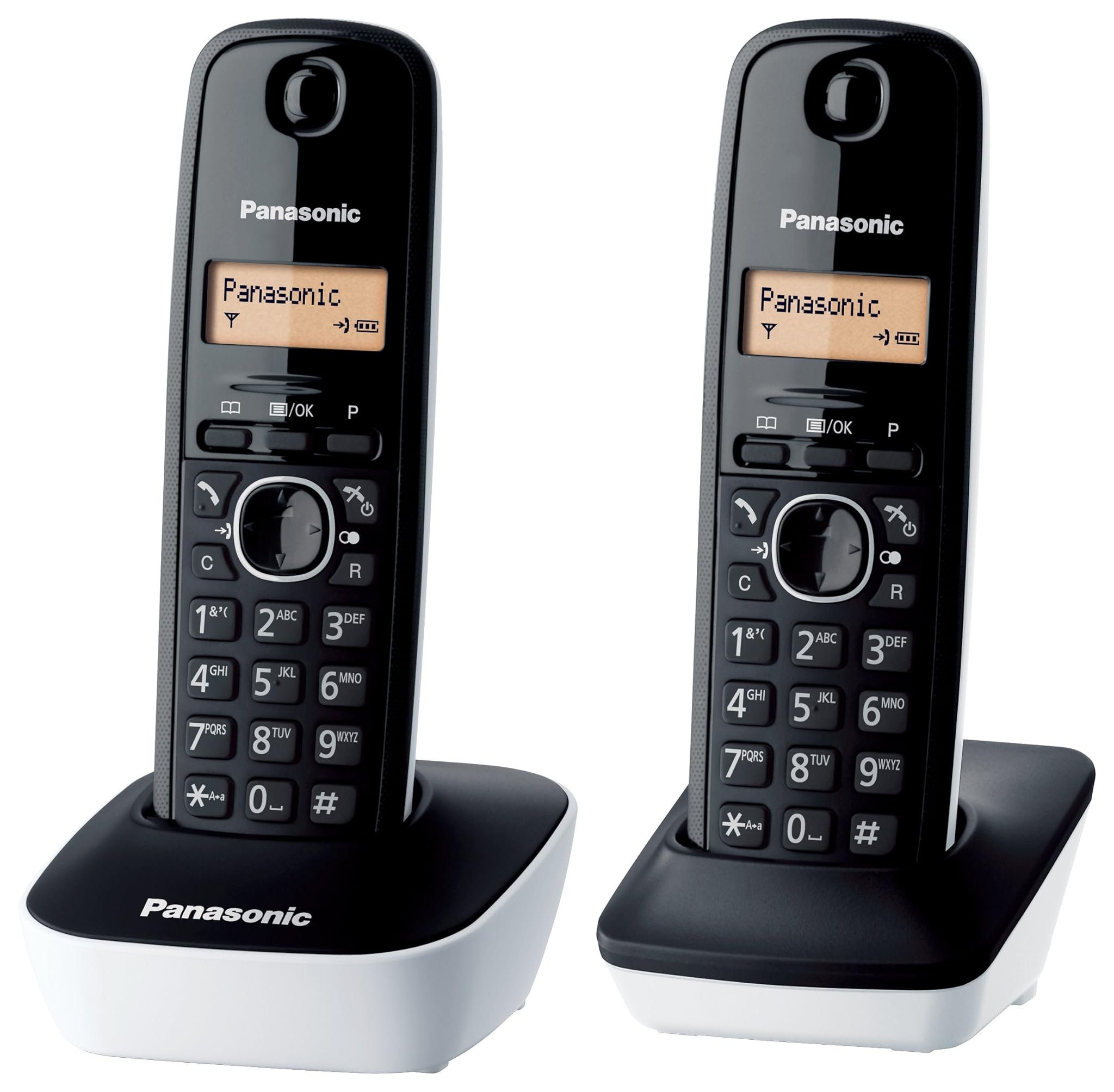 Panasonic KX-TG1612JTW Telefono Cordless DECT Doppio