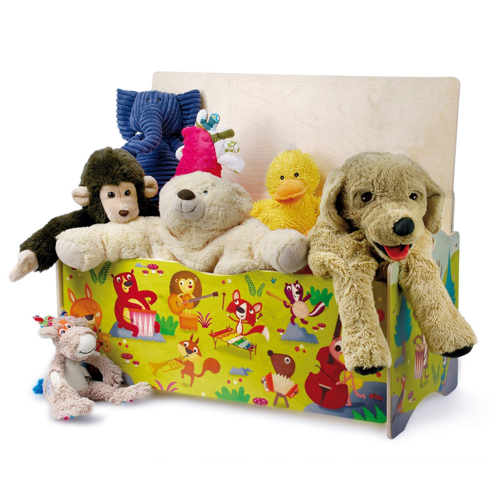 Dida Concerto nel Bosco - Cassapanca Portagiochi in Legno