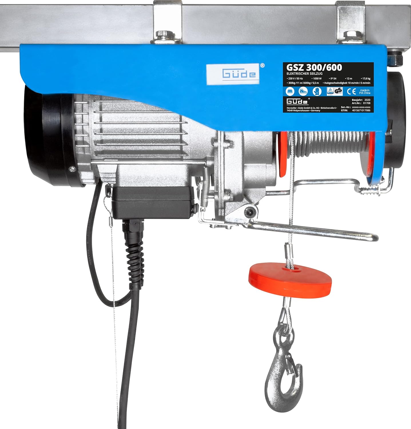 Güde Paranco elettrico GSZ 300/600 - immagine 5