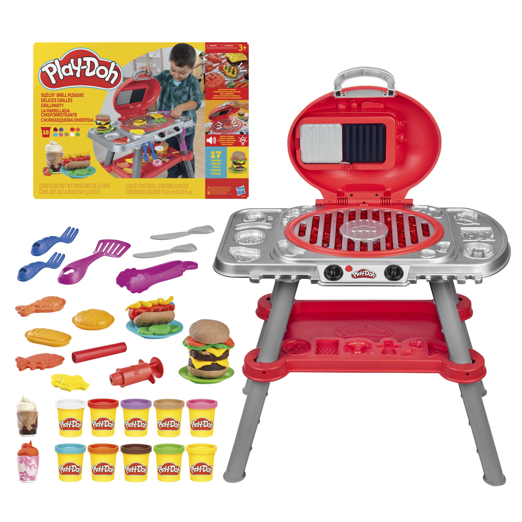 Hasbro Play-Doh Playset Griglia Rovente