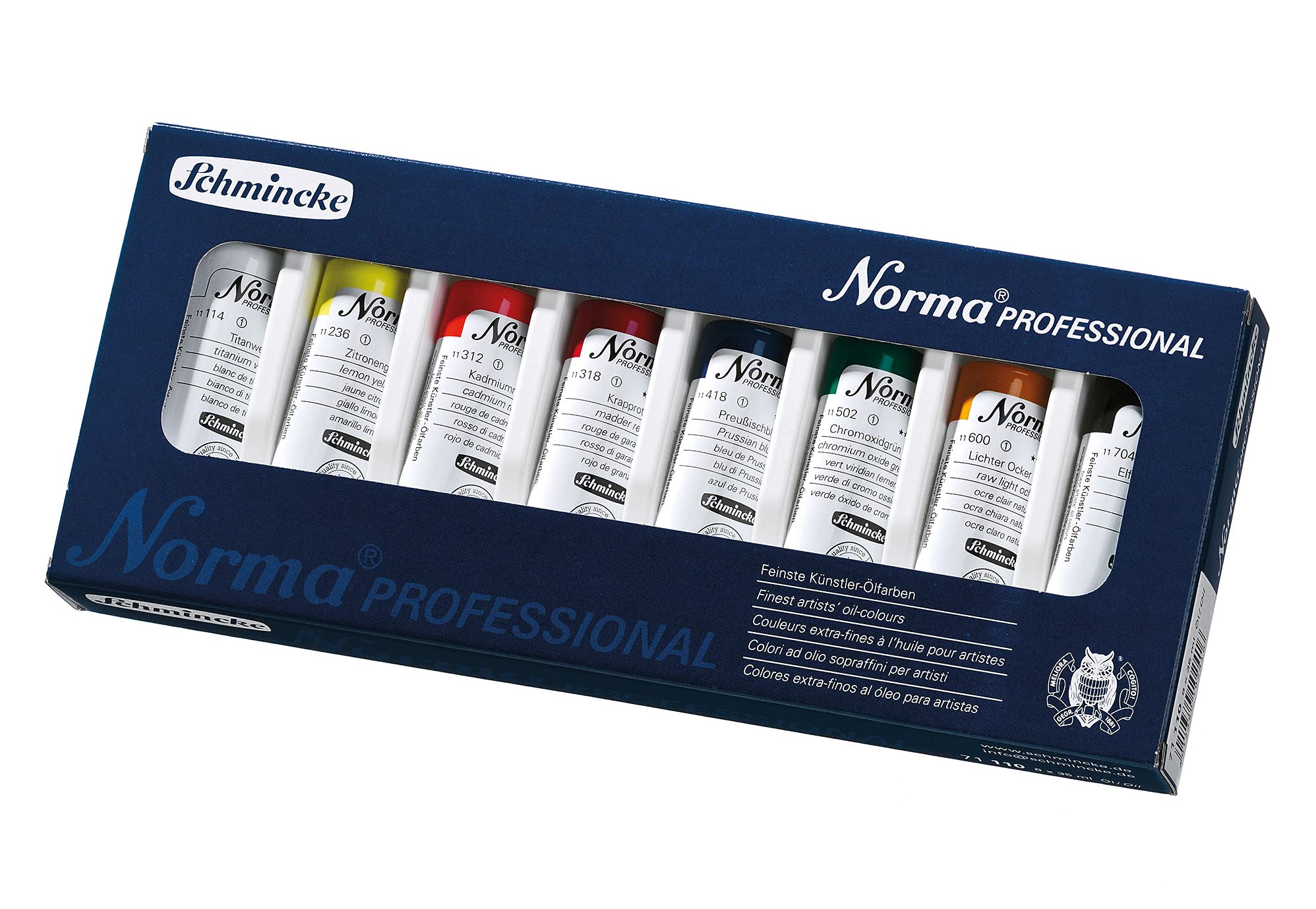 Schmincke Norma® - Colori ad Olio Base 8 x 35 ml