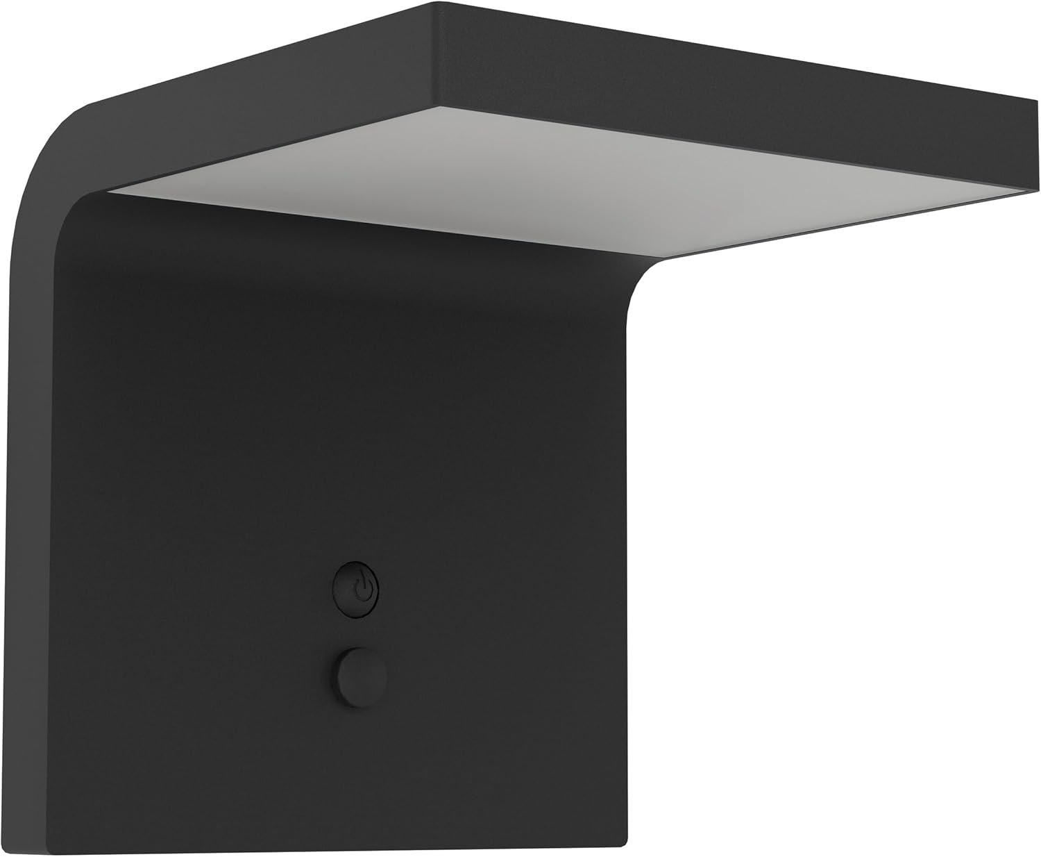 Eglo Lampada a Muro LED Solare per Esterni, Nera - immagine 1