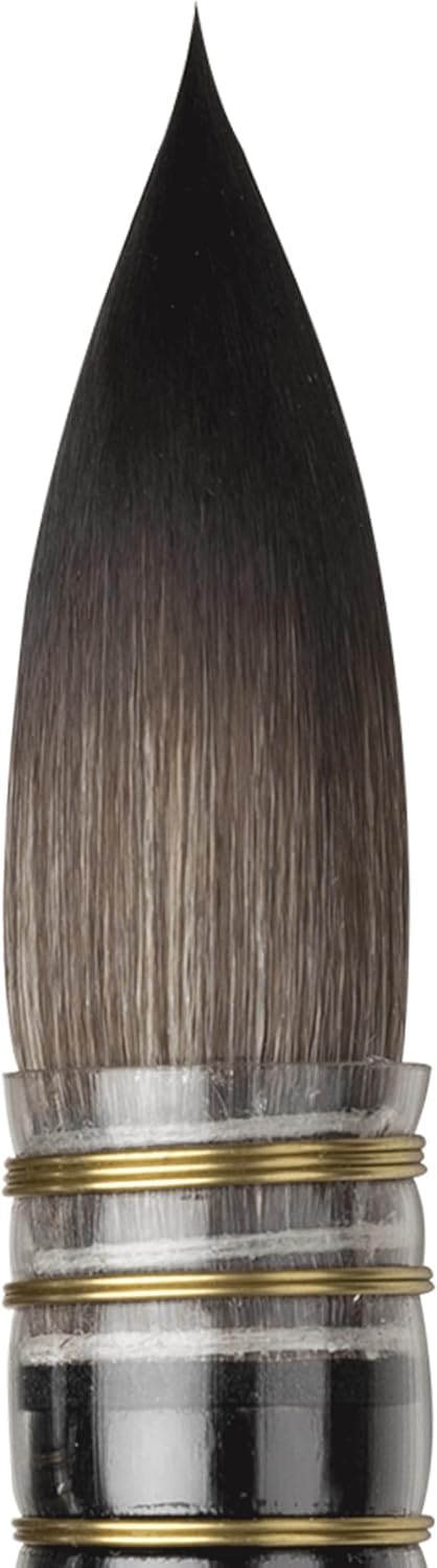 Da Vinci 498 Series Wash Brush, Fibra Sintetica, Nero, 26 x 1.95 x 30 cm - immagine 3