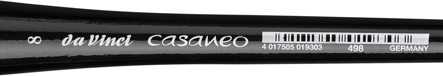 Da Vinci 498 Series Wash Brush, Fibra Sintetica, Nero, 26 x 1.95 x 30 cm - immagine 4