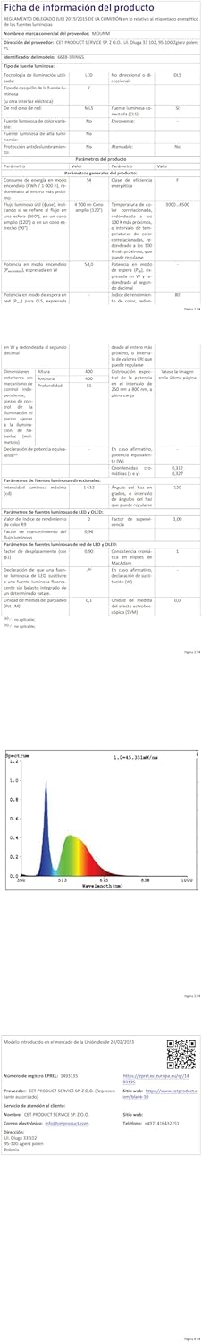 Plafoniera LED Soffitto Dimmerabile 54W 5400lm - immagine 10