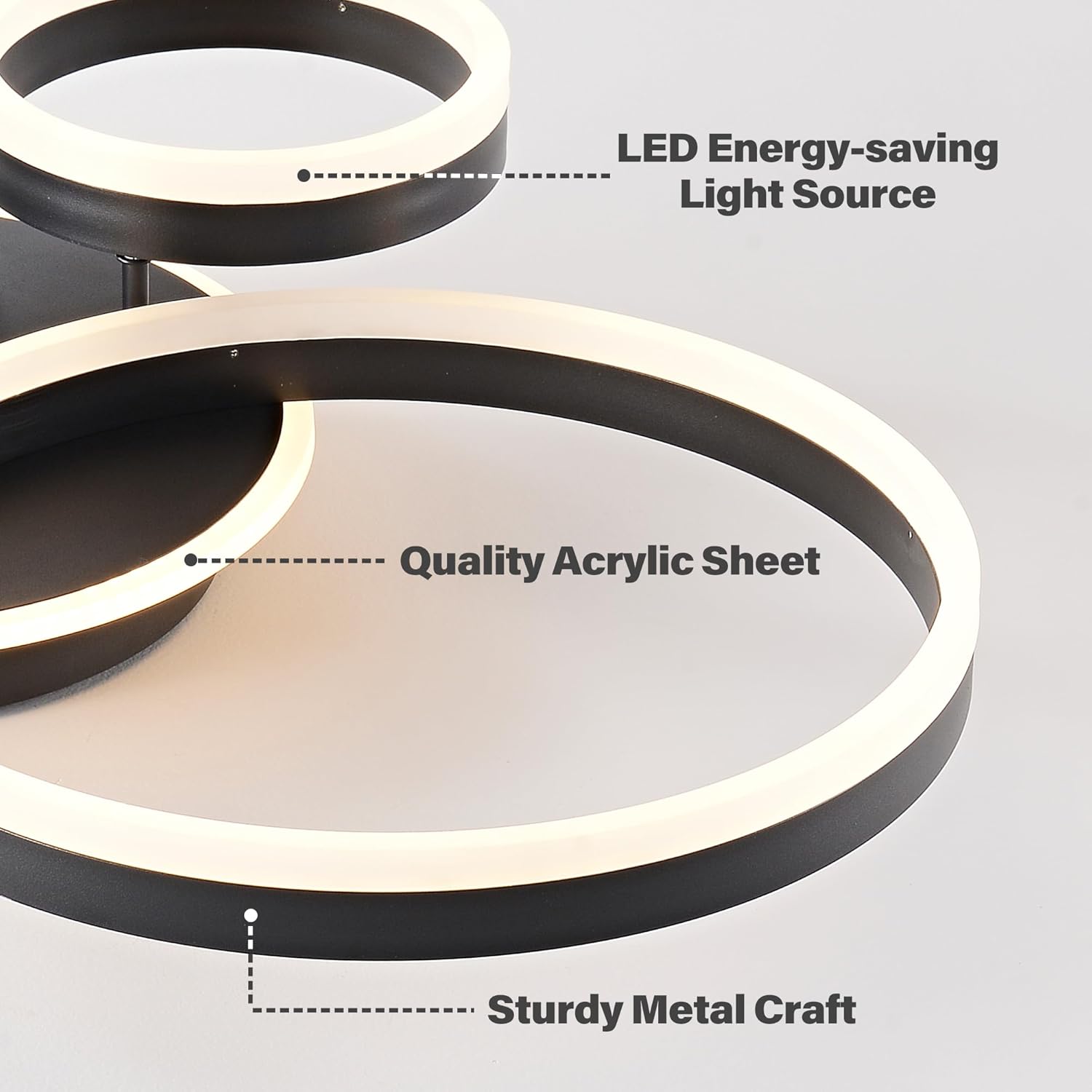 Plafoniera LED Soffitto Dimmerabile 54W 5400lm - immagine 8