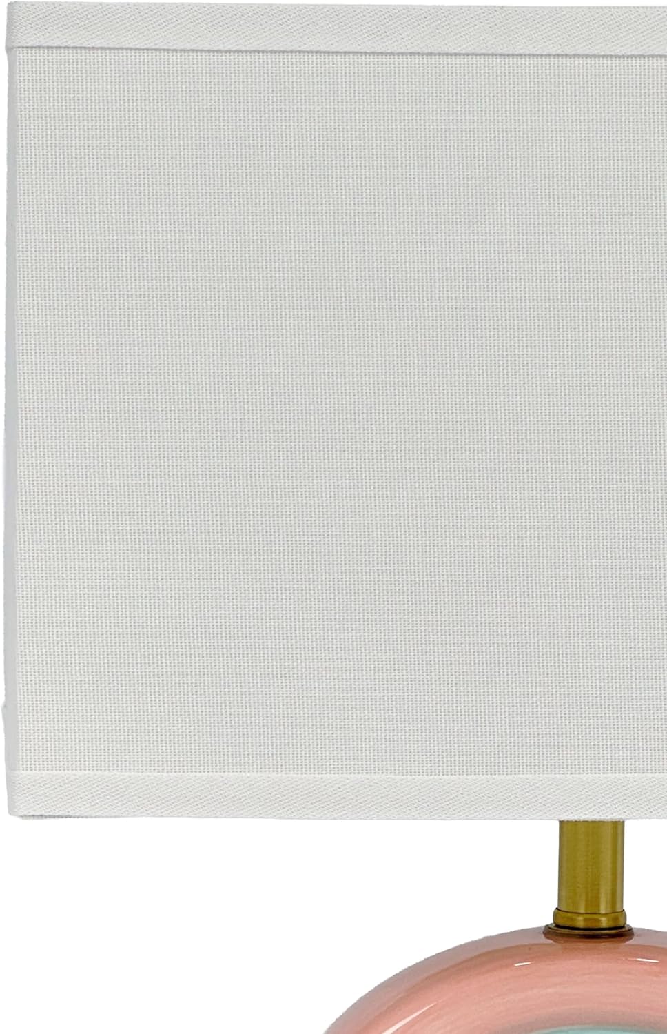 Relaxdays Lampada da Tavolo Arcobaleno, Bianco/Pastello - immagine 6