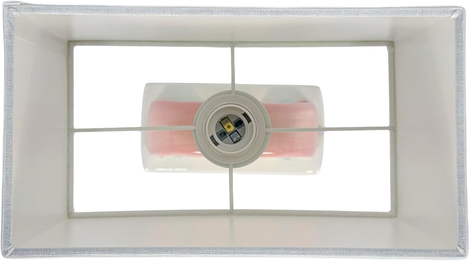 Relaxdays Lampada da Tavolo Arcobaleno, Bianco/Pastello - immagine 8