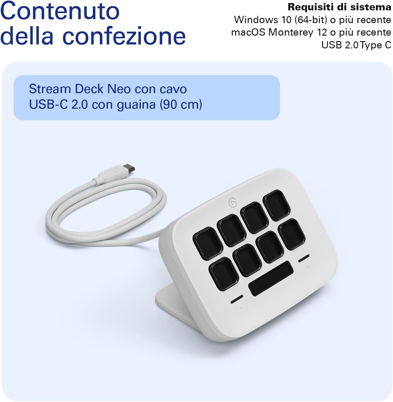 Elgato Stream Deck Neo - 8 Tasti Personalizzabili - immagine 10