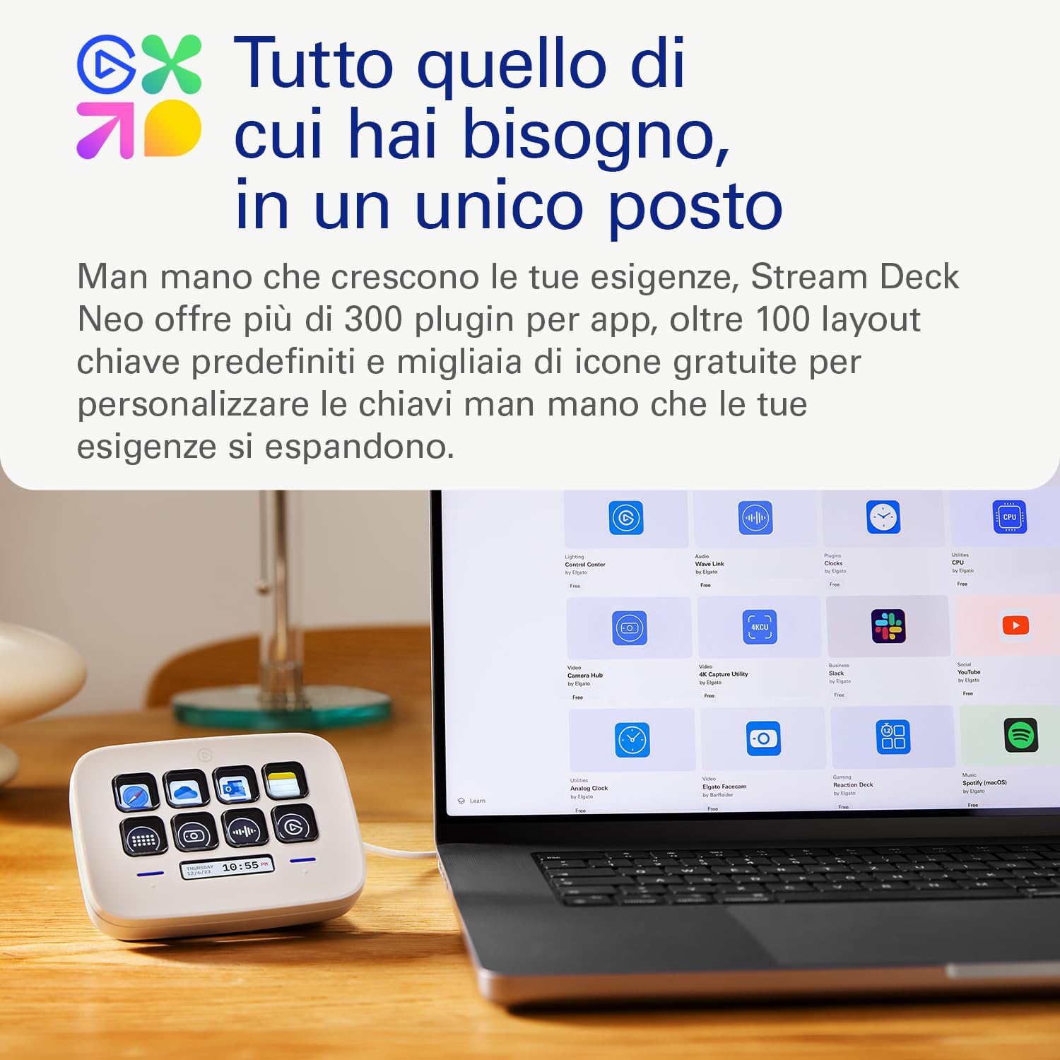Elgato Stream Deck Neo - 8 Tasti Personalizzabili - immagine 6