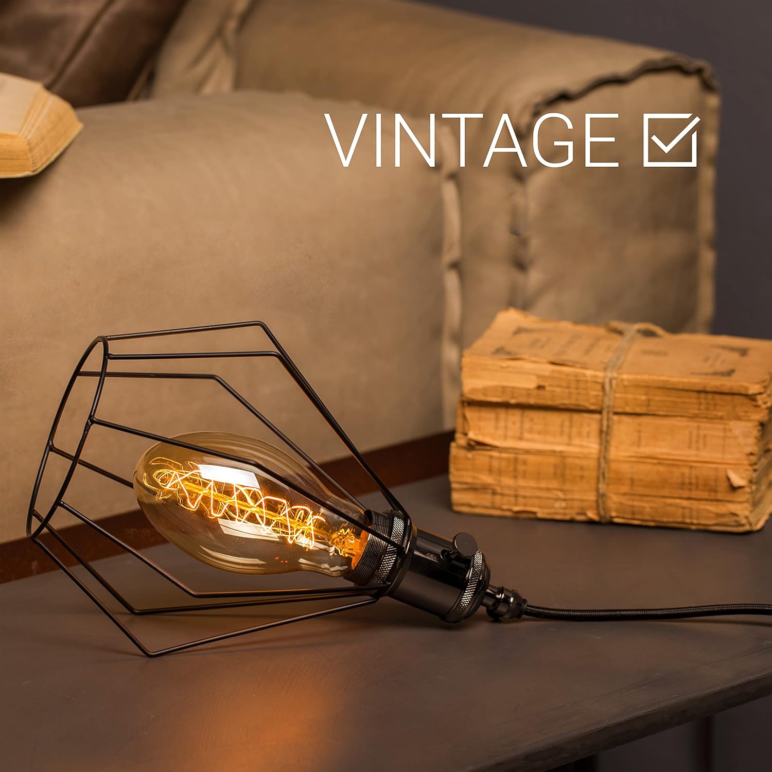 Amarcords - Cavo Elettrico Tessile Tondo Seta Nero 50m - immagine 4