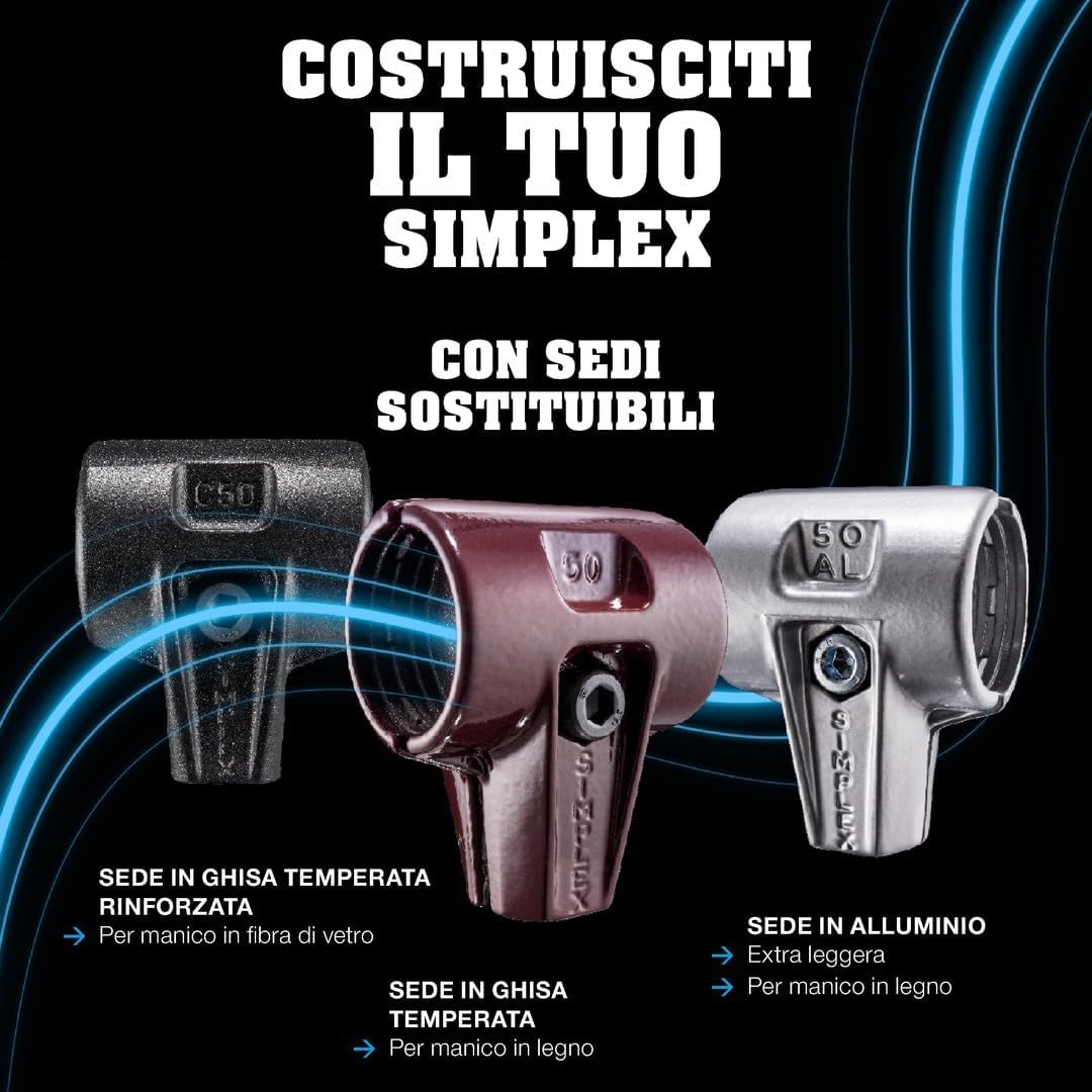 Da martello SIMPLEX 60 mm TPE-soft/gum. Halder - immagine 3