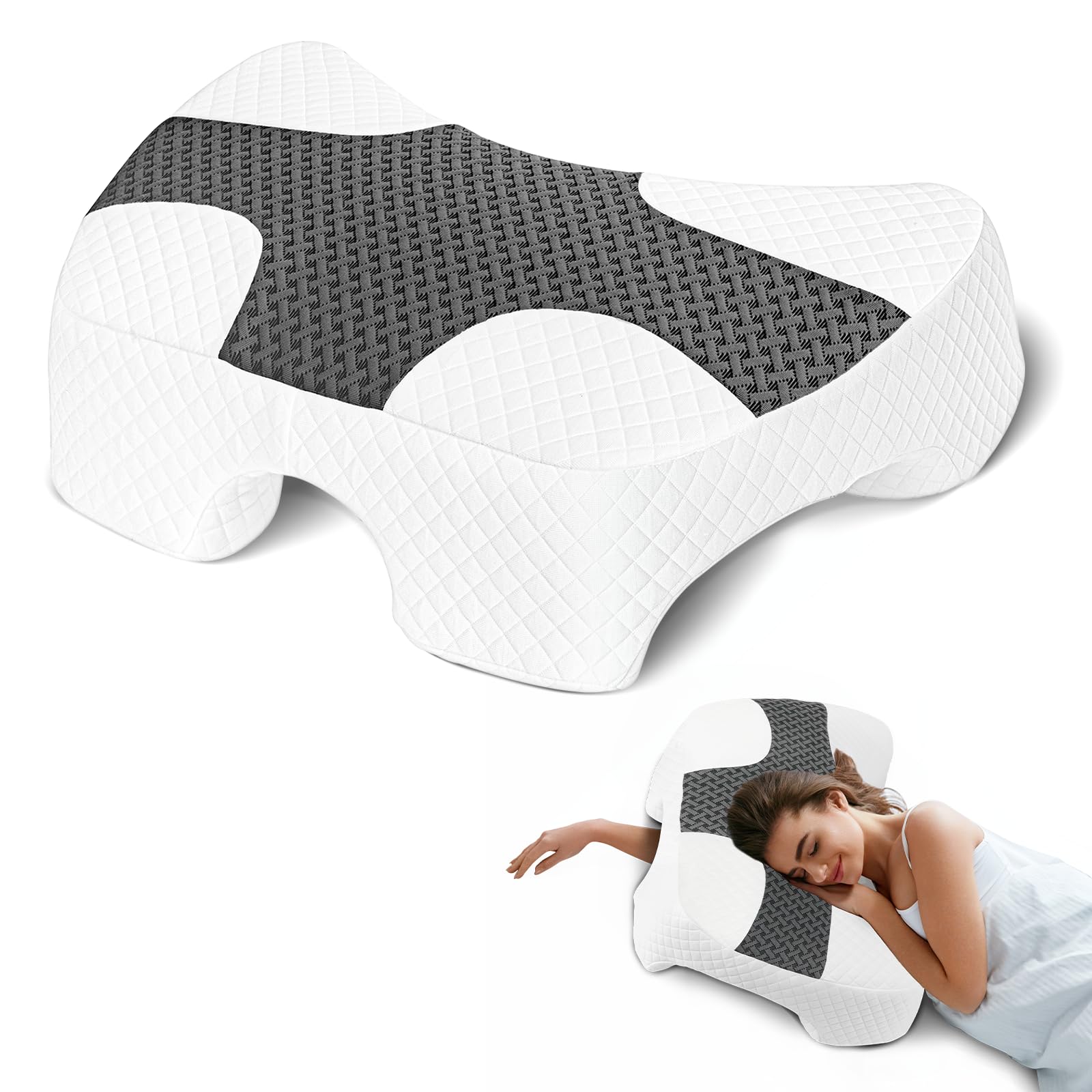 Cuscino in Memory Foam per chi dorme sul fianco