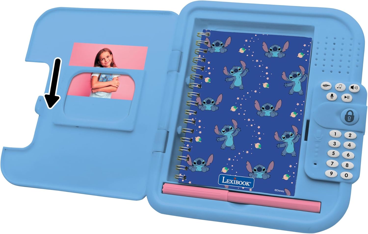 Lexibook Disney Stitch - Diario Elettronico Blu - immagine 6