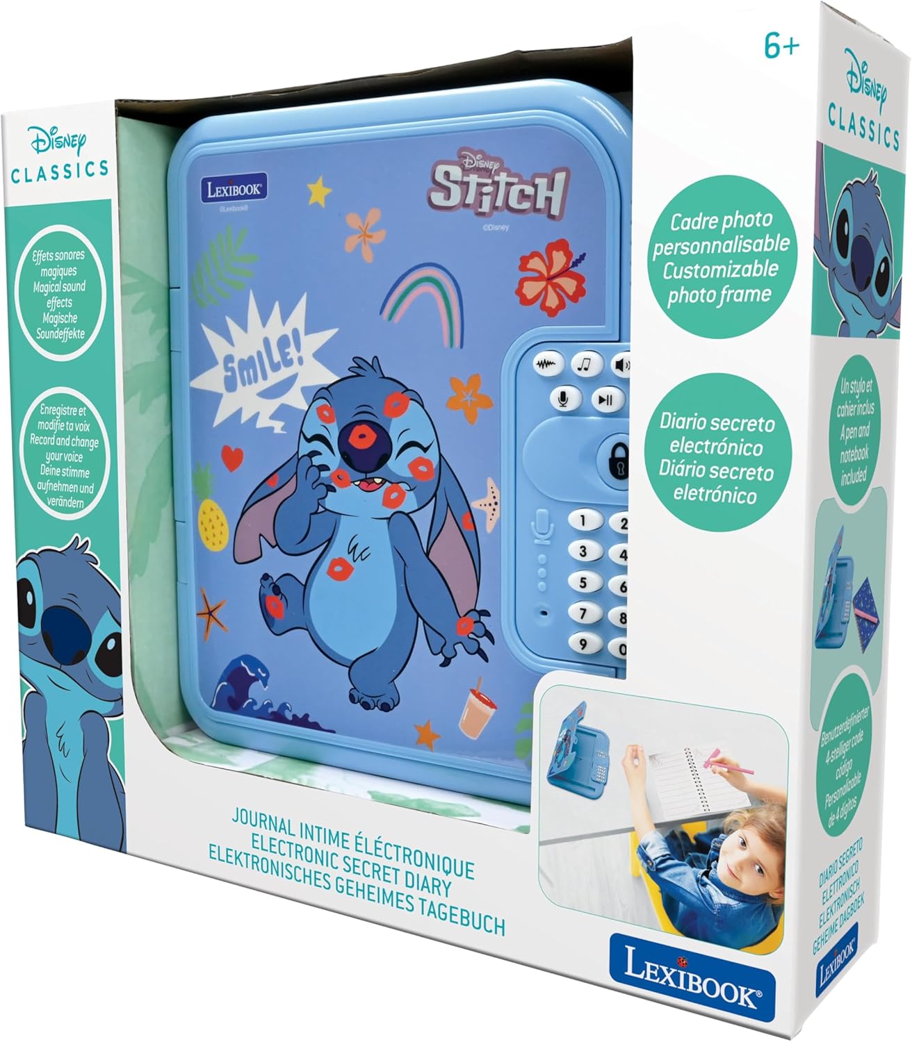 Lexibook Disney Stitch - Diario Elettronico Blu - immagine 8