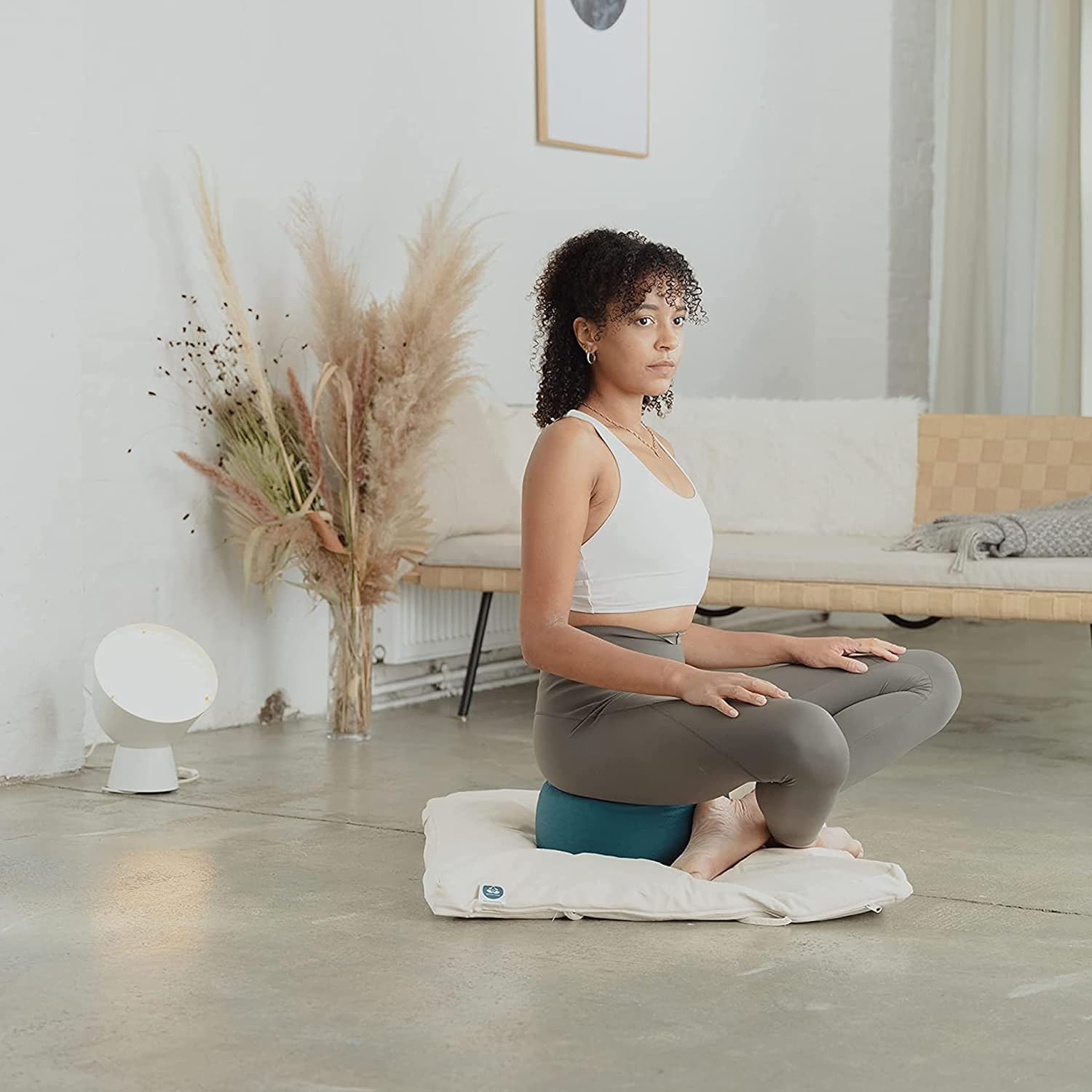 Present Mind Cuscino Meditazione Yoga Zafu - immagine 2