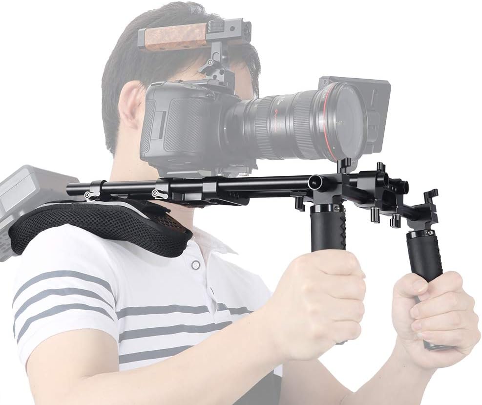 Niceyrig Sistema di Supporto Spalla 15mm per Videocamere DSLR - immagine 4