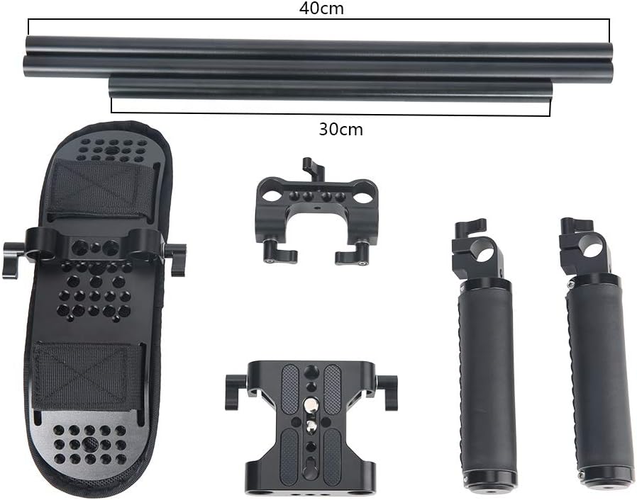 Niceyrig Sistema di Supporto Spalla 15mm per Videocamere DSLR - immagine 6