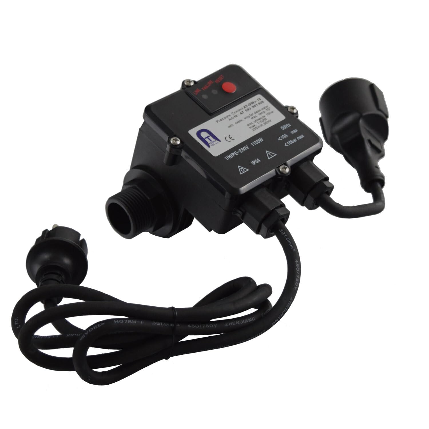 Agora-tec - Interruttore Cablato per Pompa AT-DWv-10