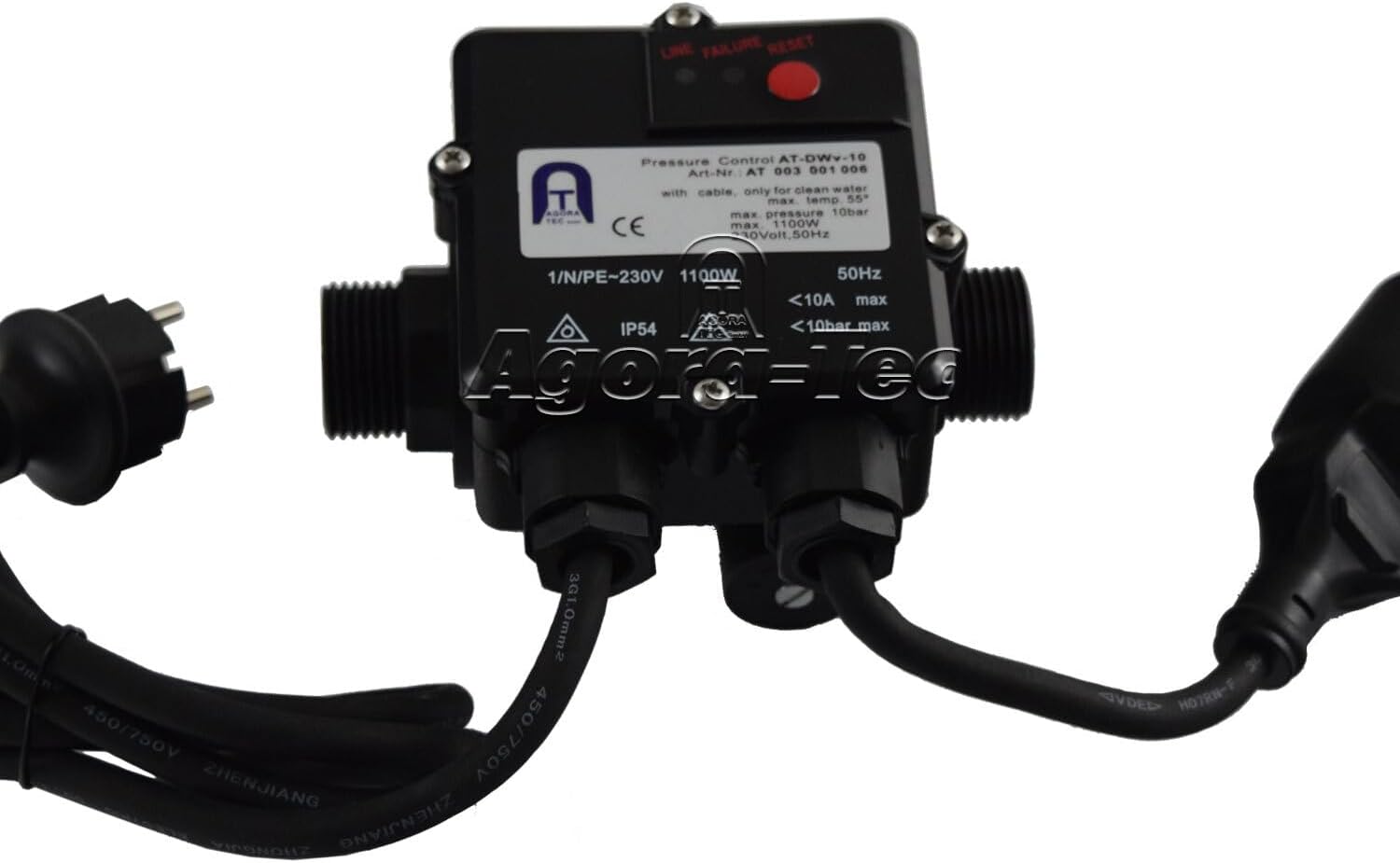 Agora-tec - Interruttore Cablato per Pompa AT-DWv-10 - immagine 2