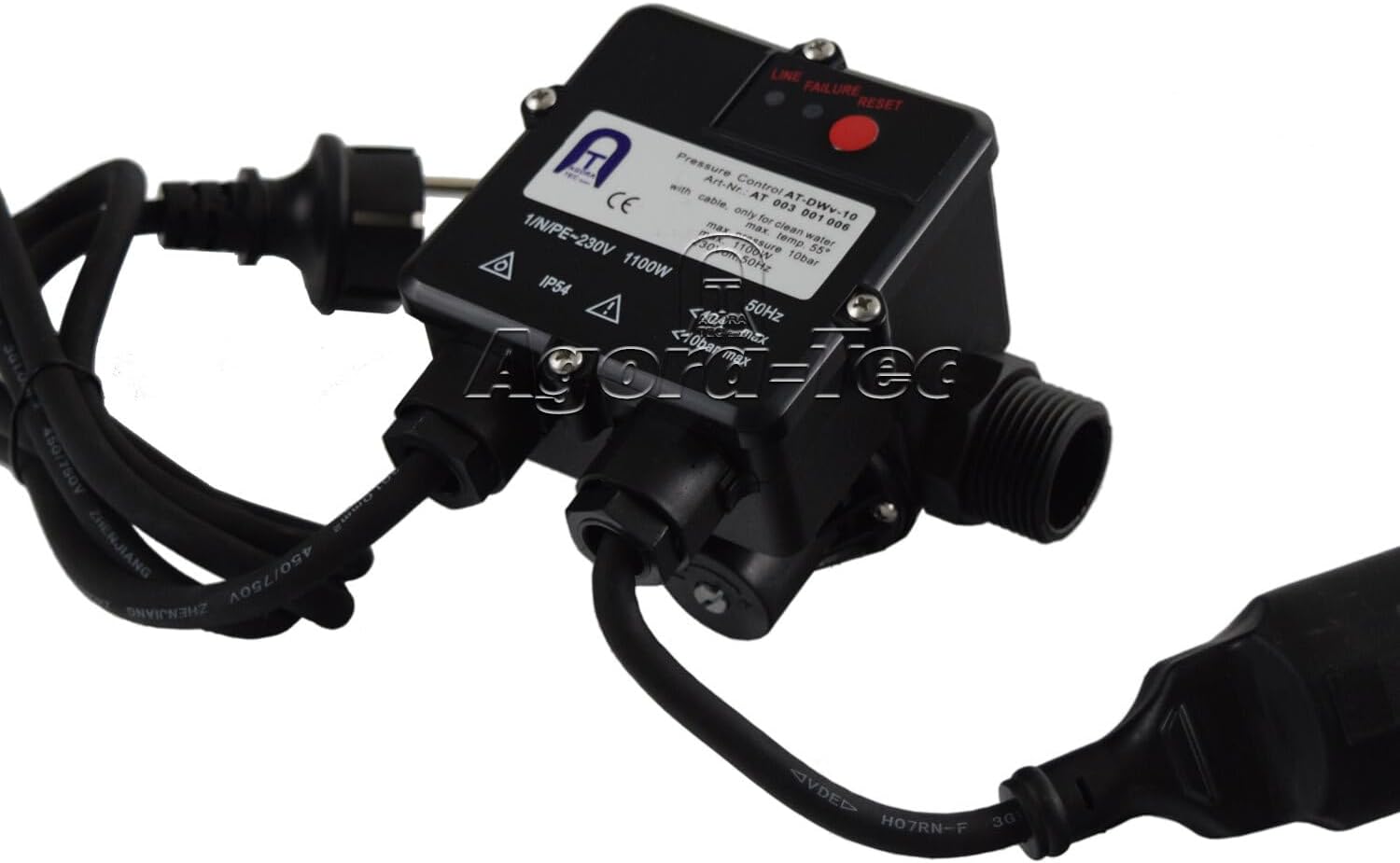 Agora-tec - Interruttore Cablato per Pompa AT-DWv-10 - immagine 3