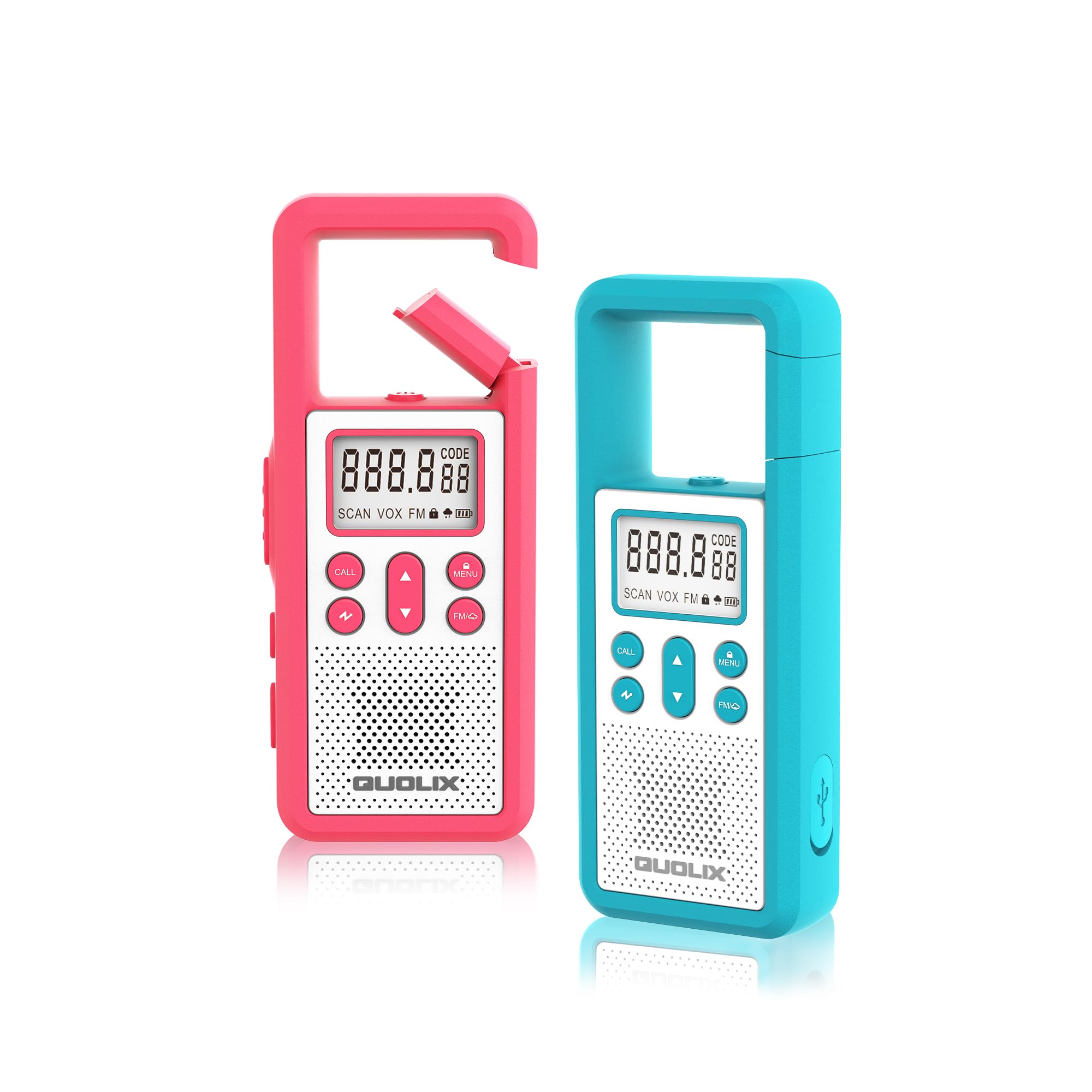 Walkie Talkie Ricaricabile con Batteria Li-ion