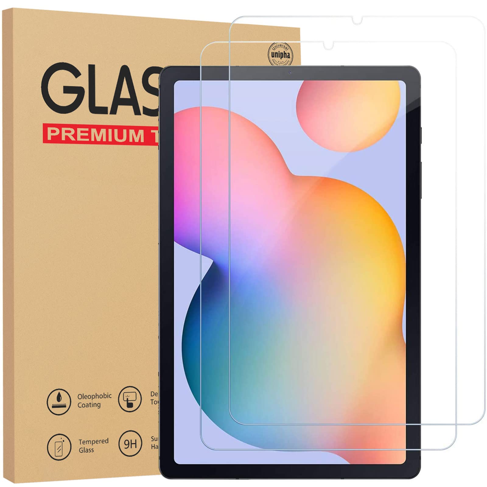 Gerutek 2 Pezzi Proteggi Schermo per Samsung Tab S6 Lite 10,4"