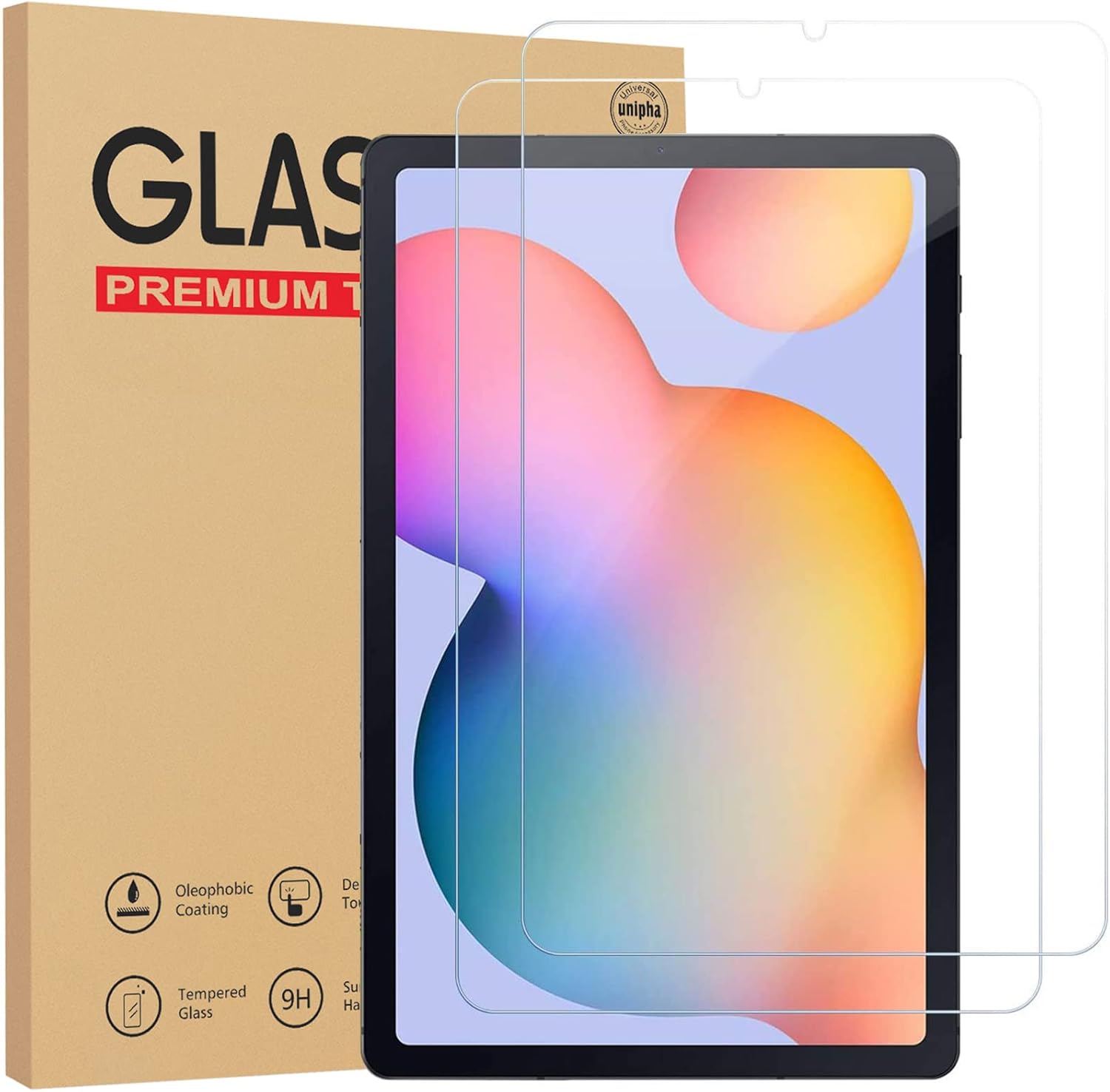Gerutek 2 Pezzi Proteggi Schermo per Samsung Tab S6 Lite 10,4" - immagine 1