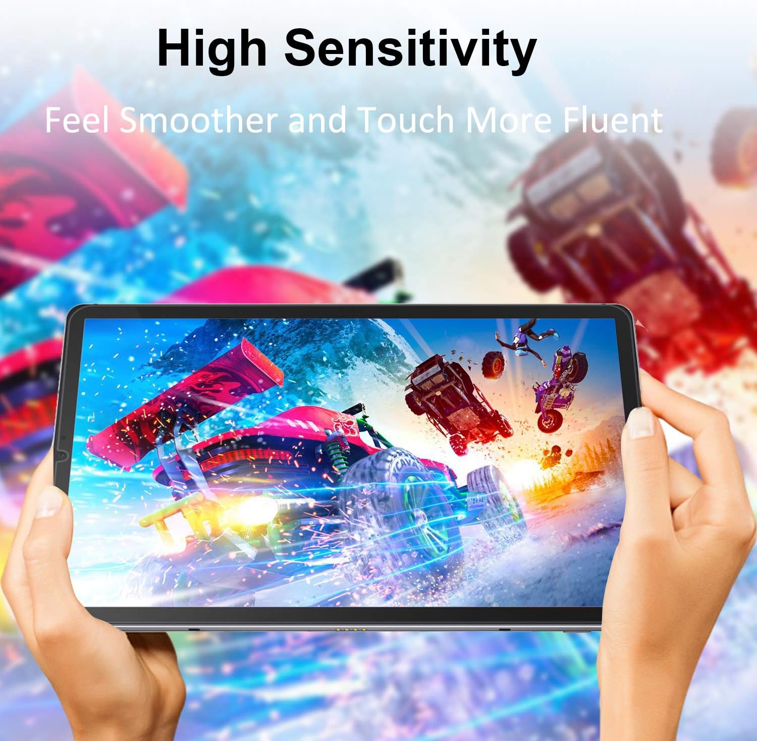 Gerutek 2 Pezzi Proteggi Schermo per Samsung Tab S6 Lite 10,4" - immagine 7