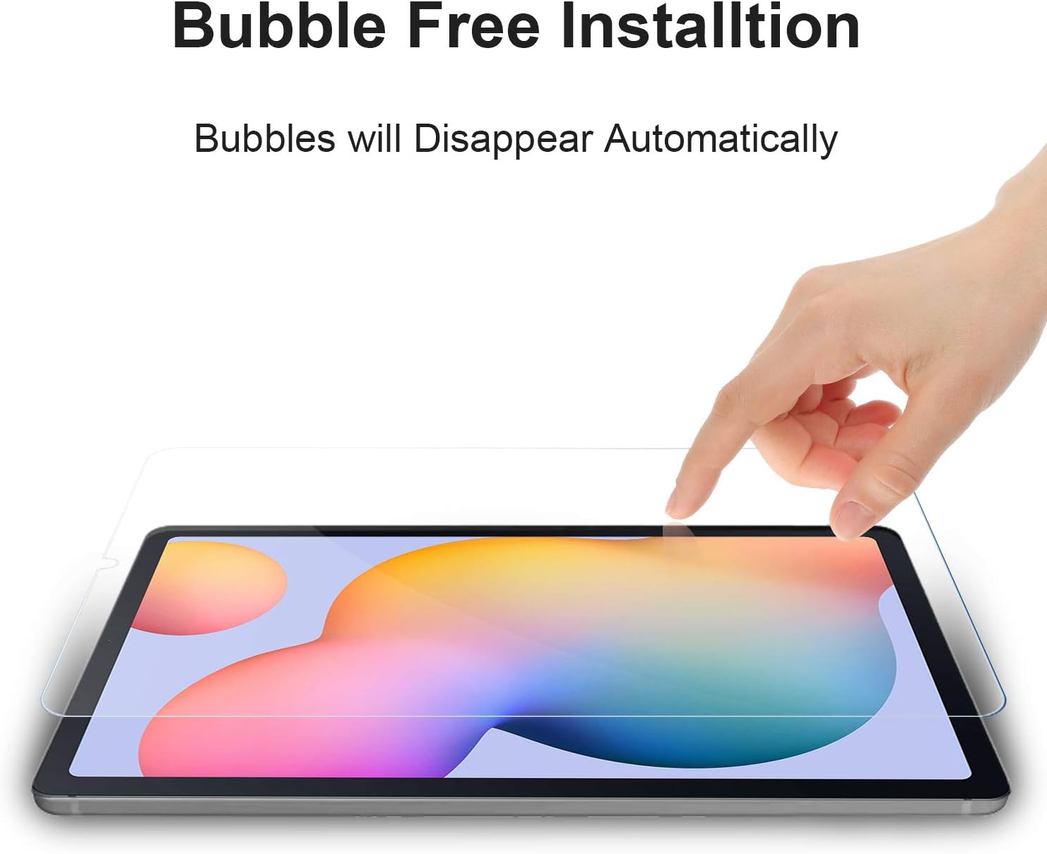 Gerutek 2 Pezzi Proteggi Schermo per Samsung Tab S6 Lite 10,4" - immagine 8