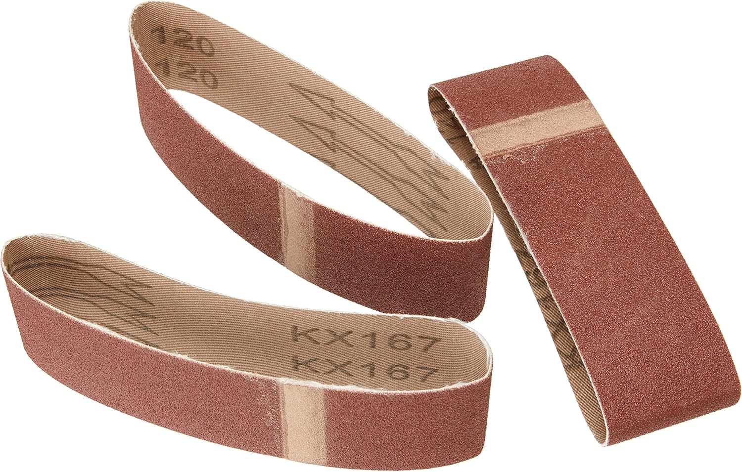 Evolution BELTSANDP120 nastri abrasivi, set da 3 pezzi - immagine 1