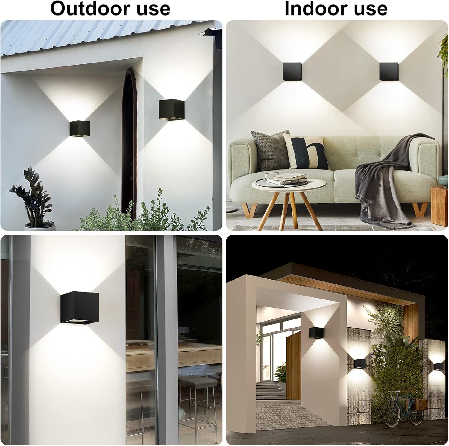 Ledmo Applique da Parete 20W Interno/Esterno (4 Pezzi) - immagine 4