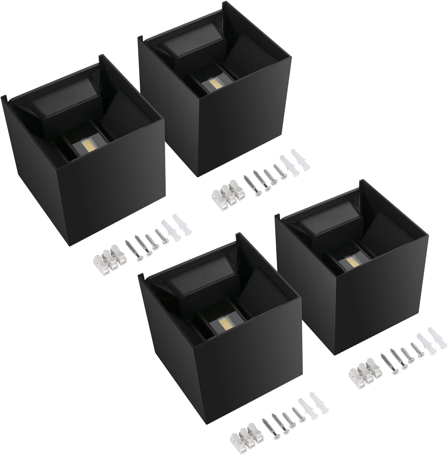 Ledmo Applique da Parete 20W Interno/Esterno (4 Pezzi) - immagine 7