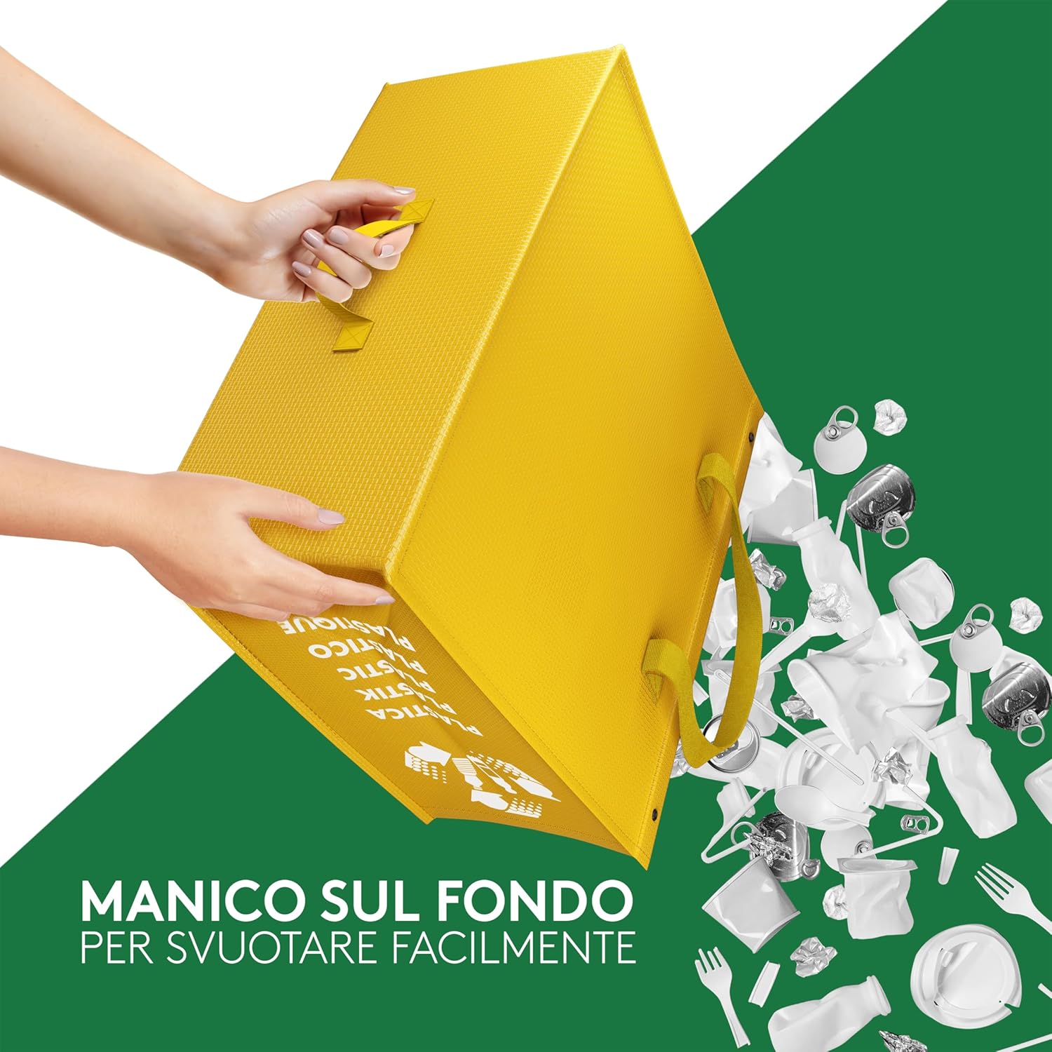 Ptms® Borse Raccolta Differenziata MINI con Coperchio - immagine 5