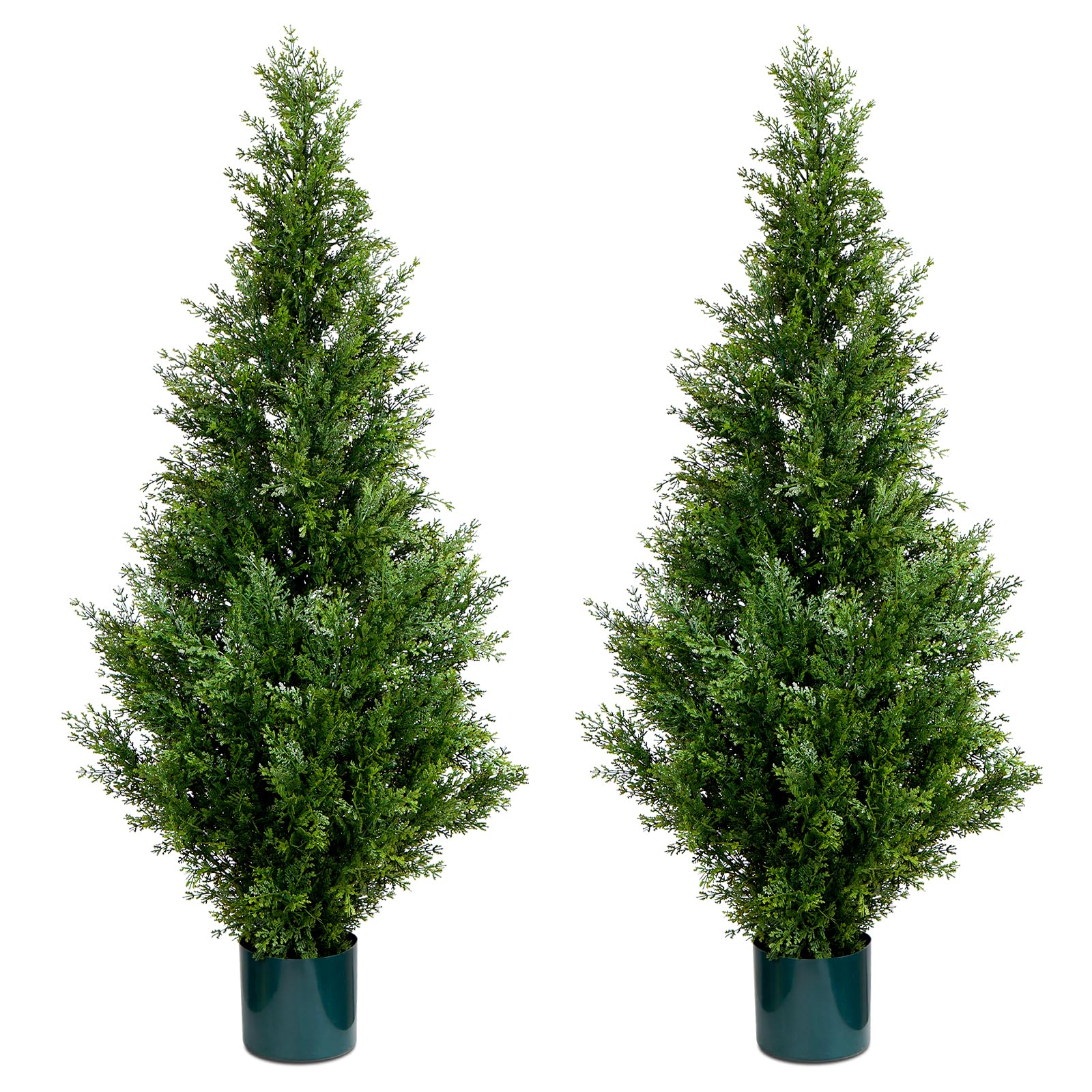 Leflos Albero di Cedro Artificiale 120 cm (2 pezzi)